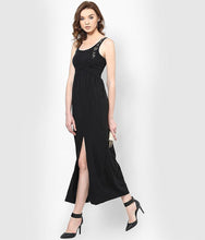 Black Casual Slit Dress slot1 slot1 slot1