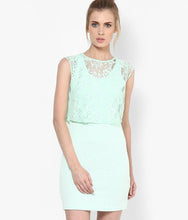 Green Round Neck Dress slot1