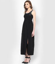 Black Casual Slit Dress slot1 slot1