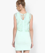 Green Round Neck Dress slot1