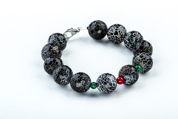 lagao Tourmaline Black Beads Bracelet slot1 slot1