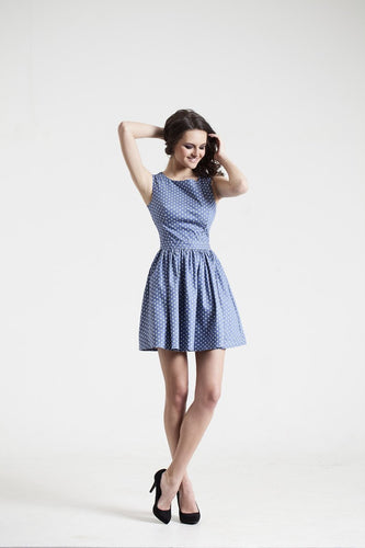 Carolina Blue Polka Dots Dress slot1 slot1