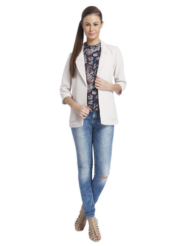 Casual Solid Blazer slot1